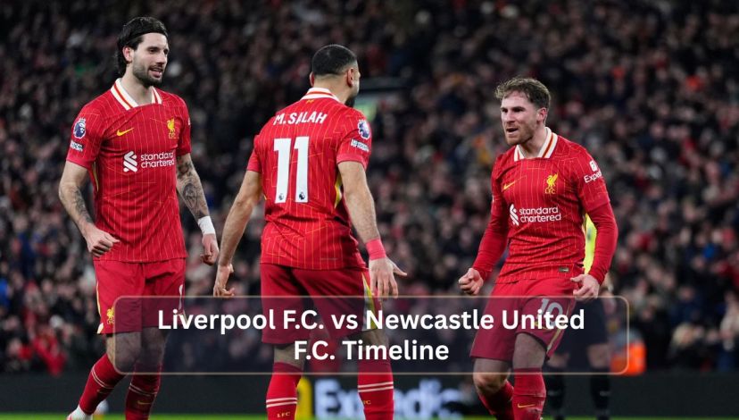 Liverpool F.C. vs Newcastle United F.C. Timeline